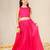 Rani solid mulmul top and skirt set- set of 3