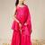 Rani mulmul strappy anarkali set -set of 3