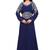 Luxury Navy Blue Stitched Handwork Embroidered Kaftan – Comfortable & Stylish