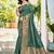 Sangam prints dark green assam silk woven work traditional saree