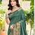 Sangam prints dark green assam silk woven work traditional saree
