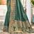 Sangam prints dark green assam silk woven work traditional saree