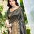 Sangam prints gray assam silk woven work traditional saree