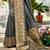 Sangam prints gray assam silk woven work traditional saree