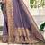 Sangam prints purple assam silk woven work traditional saree