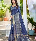 Sangam prints wine assam silk woven work traditional saree