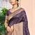 Sangam prints dark wine assam silk woven work traditional saree