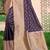 Sangam prints dark wine assam silk woven work traditional saree