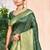 Sangam prints dark green assam silk woven work traditional saree