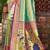Sangam prints multi color kanjivaram silk woven work traditional saree