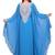 Sky Blue Stitched Kaftan with Heavy Silver Golden Embroidery – Party & Wedding Wear