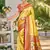Sangam prints multi color kanjivaram silk woven work traditional saree