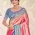 Sangam prints multi color kanjivaram silk woven work traditional saree