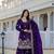 Women Gorgeous Gold Crush Fabric Straight Kurta, Sharara and Dupatta Set