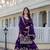 Women Gorgeous Gold Crush Fabric Straight Kurta, Sharara and Dupatta Set
