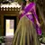 mehendi south style kanchipuram silk Lehenga set with choli and dupatta with dupatta