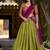 pista south style kanchipuram silk lehenga choli with dupatta