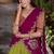 pista south style kanchipuram silk lehenga choli with dupatta