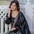 Women Gorgeous Gold Crush Fabric Straight Kurta, Sharara and Dupatta Set