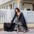 Women Gorgeous Gold Crush Fabric Straight Kurta, Sharara and Dupatta Set