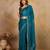 Morpeach Art Silk Embroidery swarovski work Saree with Unstitched Blouse 