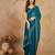 Morpeach Art Silk Embroidery swarovski work Saree with Unstitched Blouse 