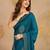 Morpeach Art Silk Embroidery swarovski work Saree with Unstitched Blouse 