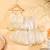 White peplum sharara set