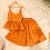 Mustard palazzo and top set