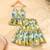 Multicolor block print sharara set