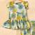 Multicolor block print pant kurta set