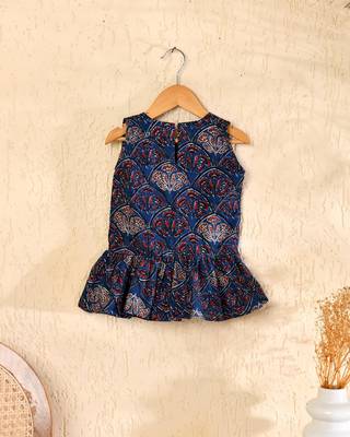 Blue block dress 1