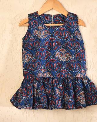 Blue block dress 3
