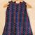 Blue block dress