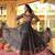 Women Gorgeous Bandhani Printed Faux Georgette Fabric Flared Gown