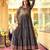 Women Gorgeous Bandhani Printed Faux Georgette Fabric Flared Gown