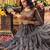 Women Gorgeous Bandhani Printed Faux Georgette Fabric Flared Gown