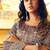 Women Gorgeous Bandhani Printed Faux Georgette Fabric Flared Gown