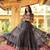Women Gorgeous Bandhani Printed Faux Georgette Fabric Flared Gown