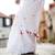 Mul cotton saree handwork mirrors - white boho