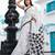 Mul cotton saree with polka dots - mono mood black