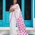 Mul cotton saree with polka dots - petal pop