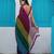 Mul cotton sarees rainbow series - prism hues