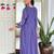 Lavender vichitra silk heavy thread embroidery work kurta pant set