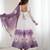 Elegant violet organza silk anarkali with floral jari work & dupatta set