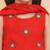 Red-mustard embroidered cotton choli & lehenga set for girls