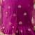 Purple embroidered jacquard silk gown pattu for girls