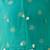 Green embroidered jacquard silk gown pattu for girls
