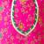 Pink woven jacquard silk kurti dhoti with dupatta set for girls