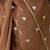 Brown embroidered silk kurti dhoti with dupatta set for girls